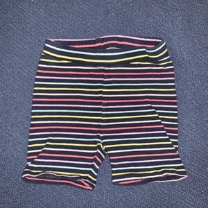 GAP Black and Red Striped Shorts Vibrant Casual Bottoms